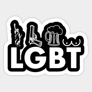 LGBT LGBT LGBT Sticker